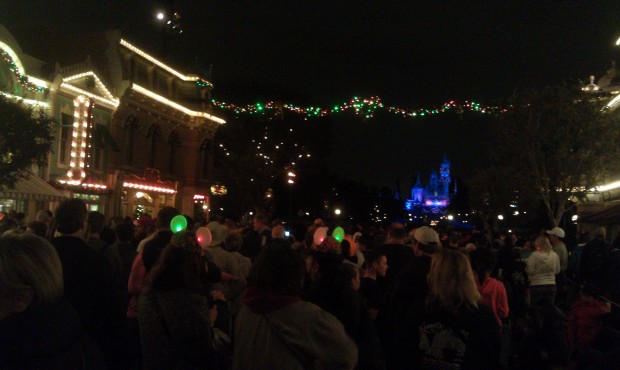 Waiting for Believe in Holiday Magic to begin.