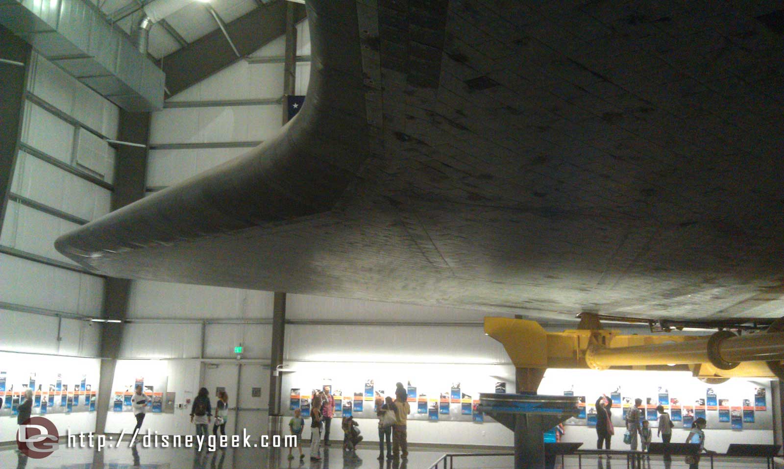 Walking under the Endeavour