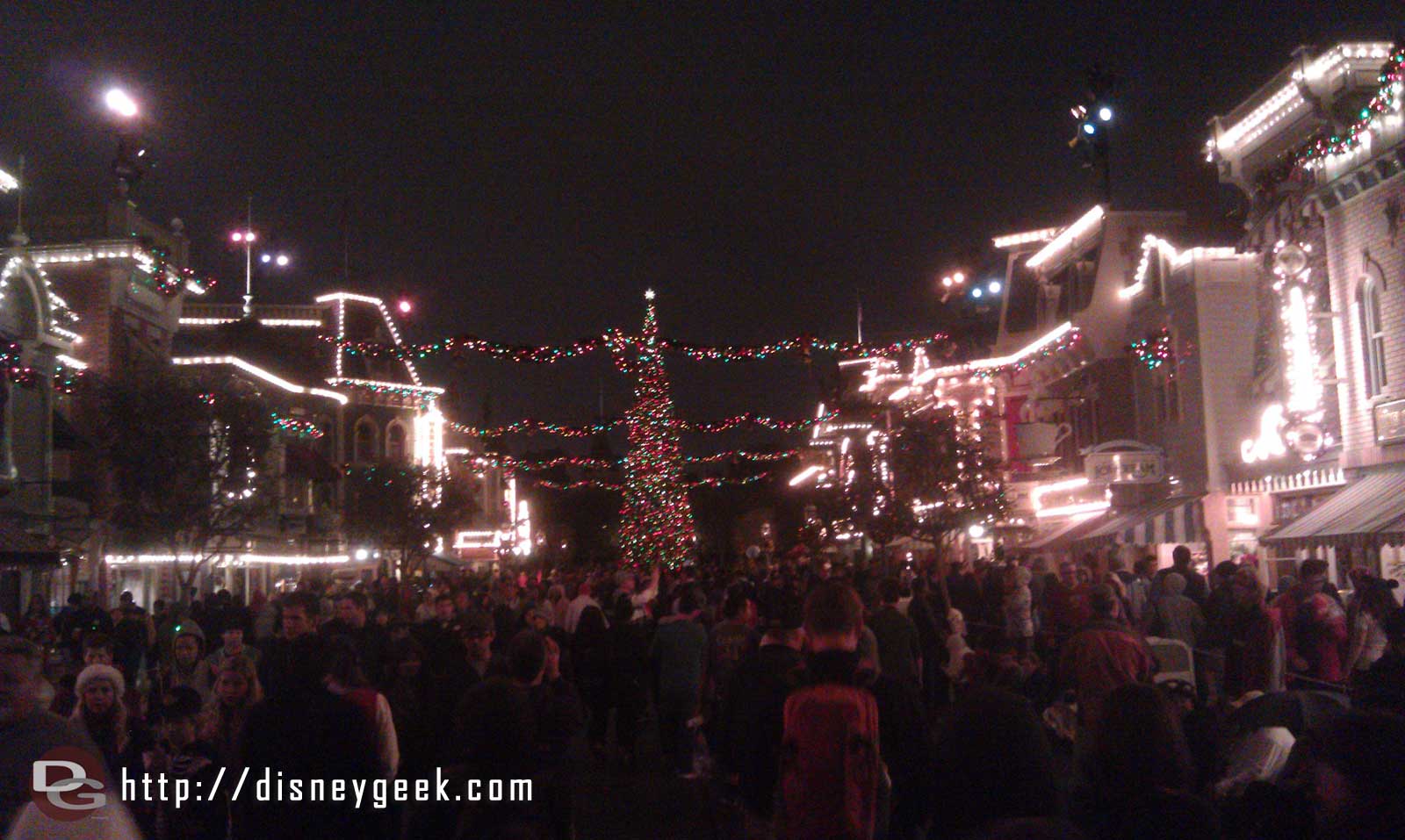 One last look down Main Street as the mist is turning to light rain and we are