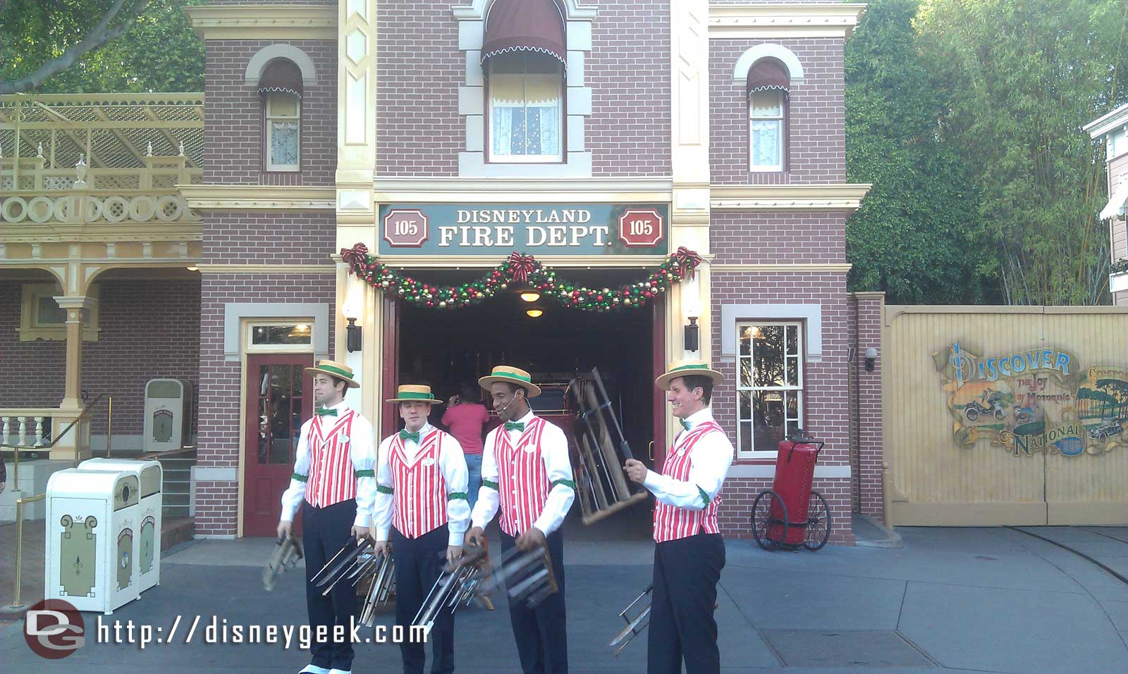 The Dapper Dans of Disneyland