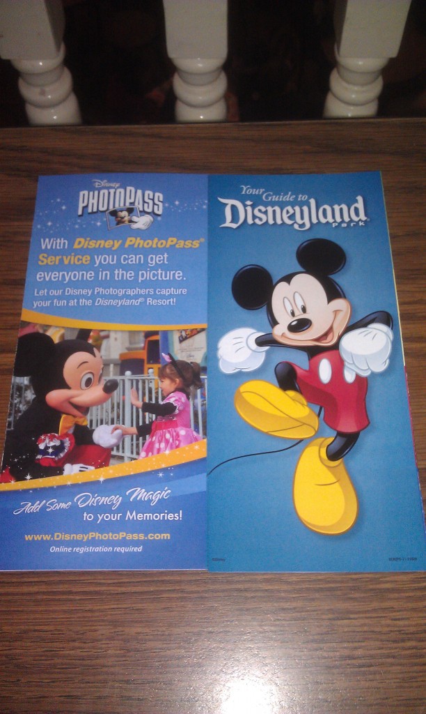 Current #Disneyland park map, notices Photopass has replaced Kodak on the back