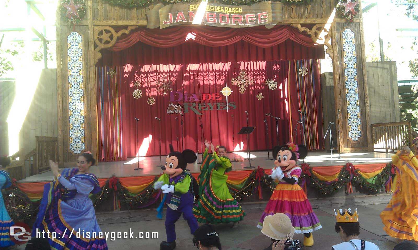 The Fiesta Street Party featuring Mickey and Minnie