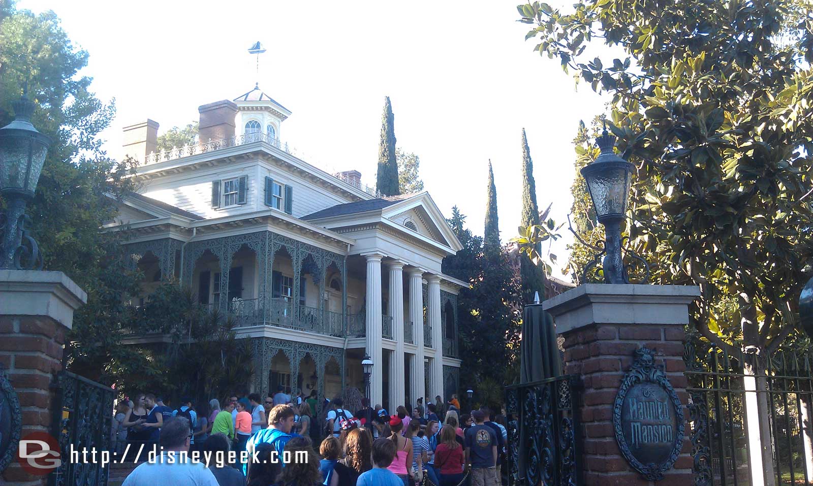 The Haunted Mansion has reopened.
