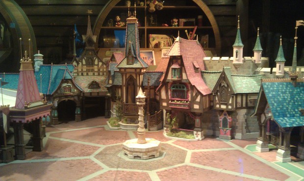 The centerpiece of the exhibit is a model of the Fantasy Faire