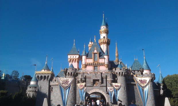 The snow on Sleeping Beauty Castle has melted away for another year