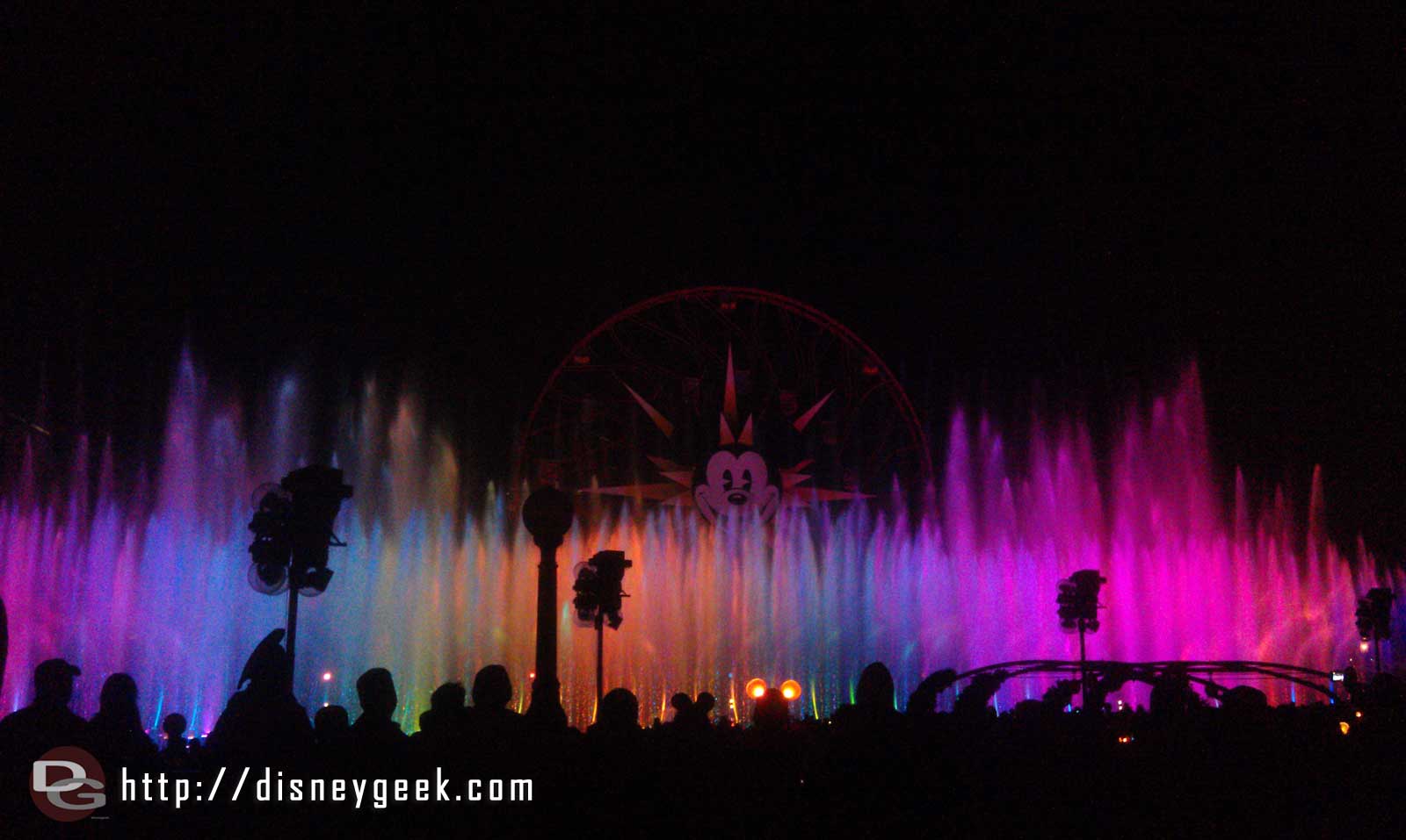 World of Color FYI Prep and Landing preshow still running this weekend