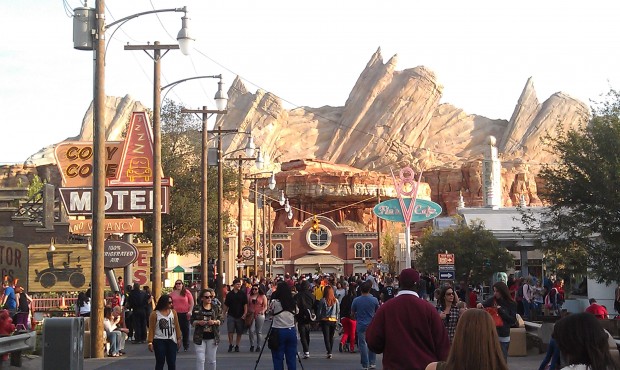 A look down Route 66 in #CarsLand