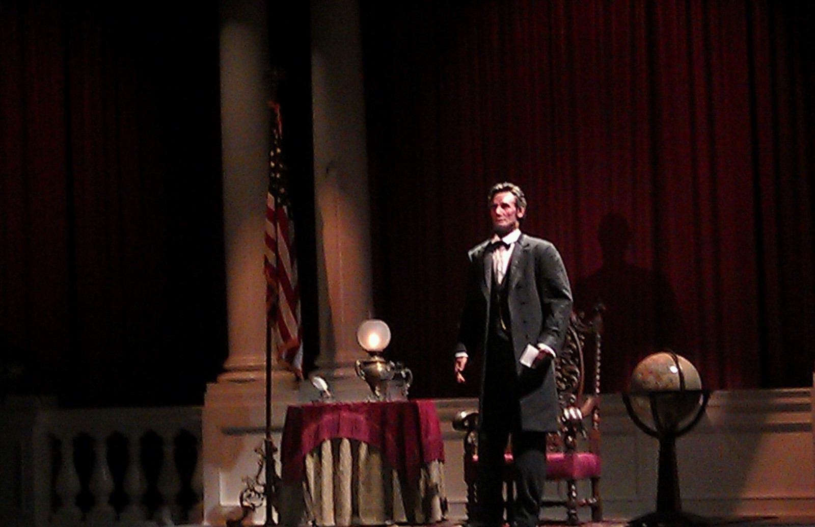 President Lincoln performing Great Moments with Mr Lincoln