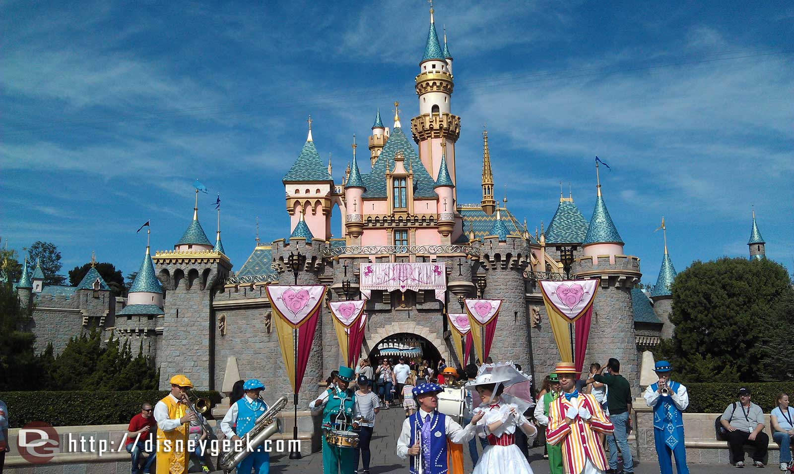 Sleeping Beauty Castle this afternoon