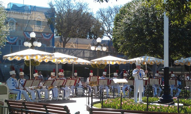 The Disneyland Band in Town Square