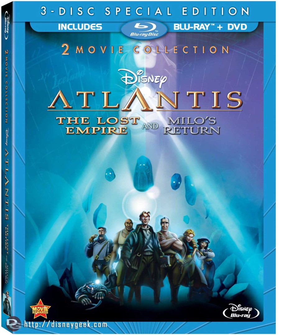 Blu-ray Combo Pack -- “Atlantis: The Lost Empire” and “Atlantis: Milo’s Return”