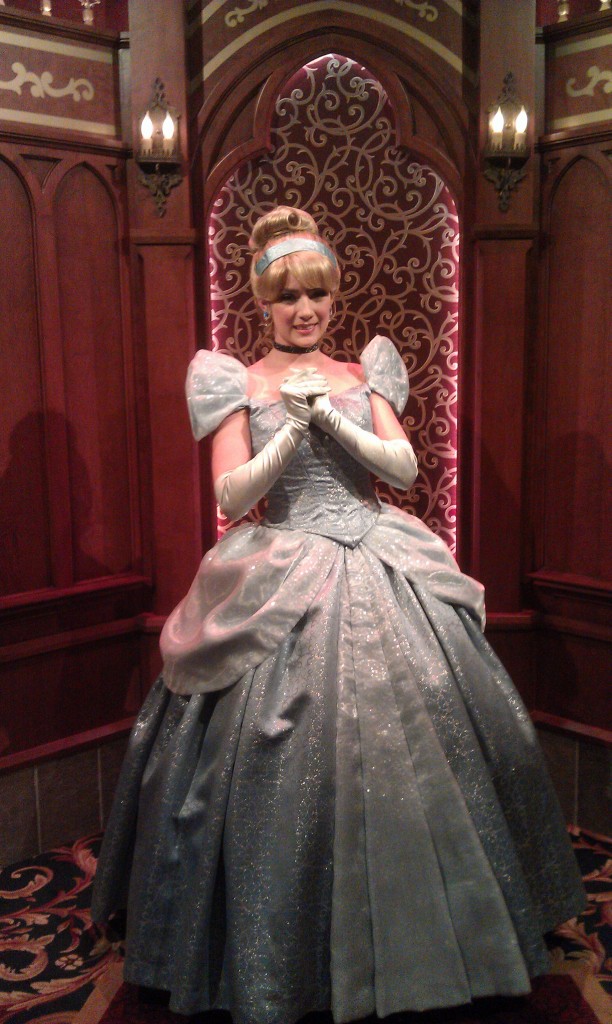 Cinderella in the Royal Hall at the Fantasy Faire