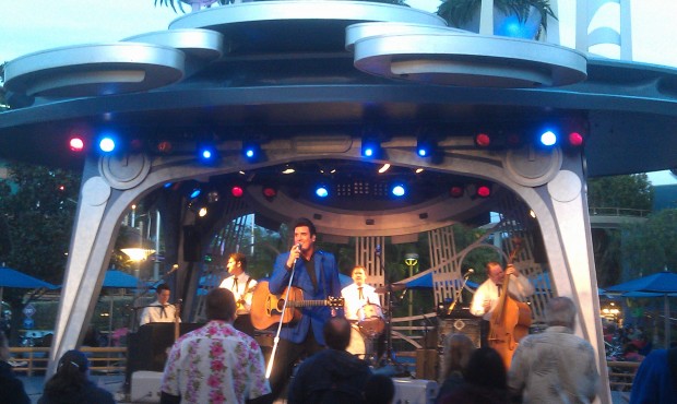 Elvis, Scot Bruce, is performing at Tomorrowland Terrace this weekend