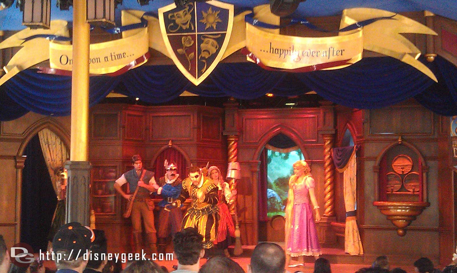 Stopped by the Royal Theatre in Fantasy Faire to see Tangled
