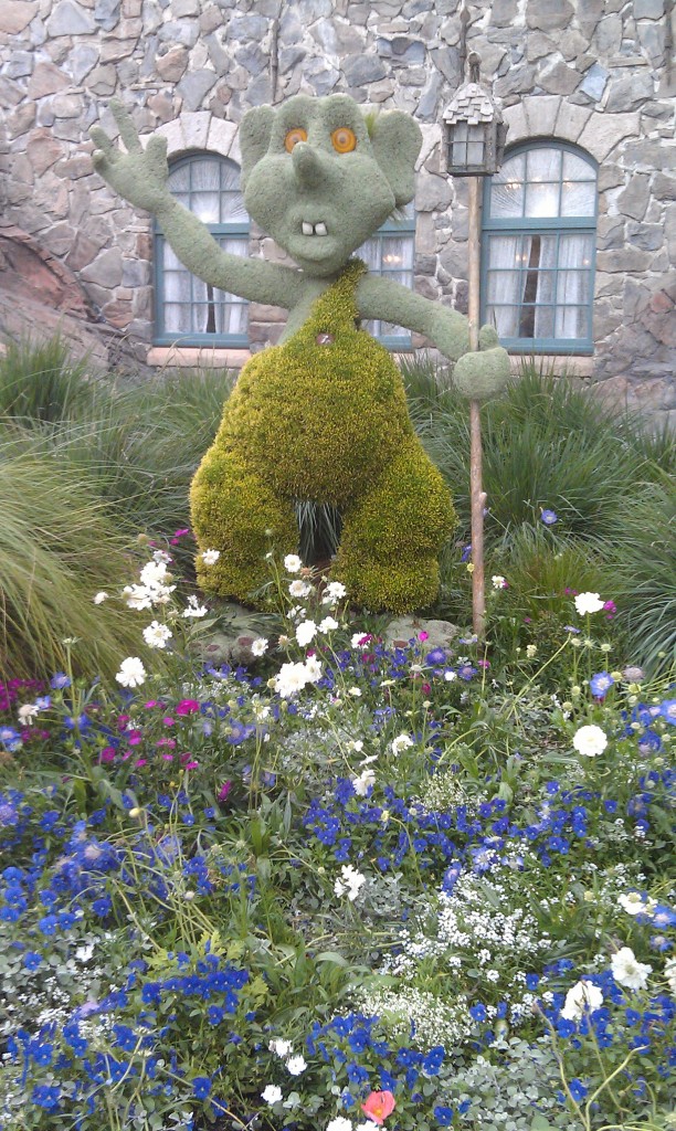 A troll topiary in Norway