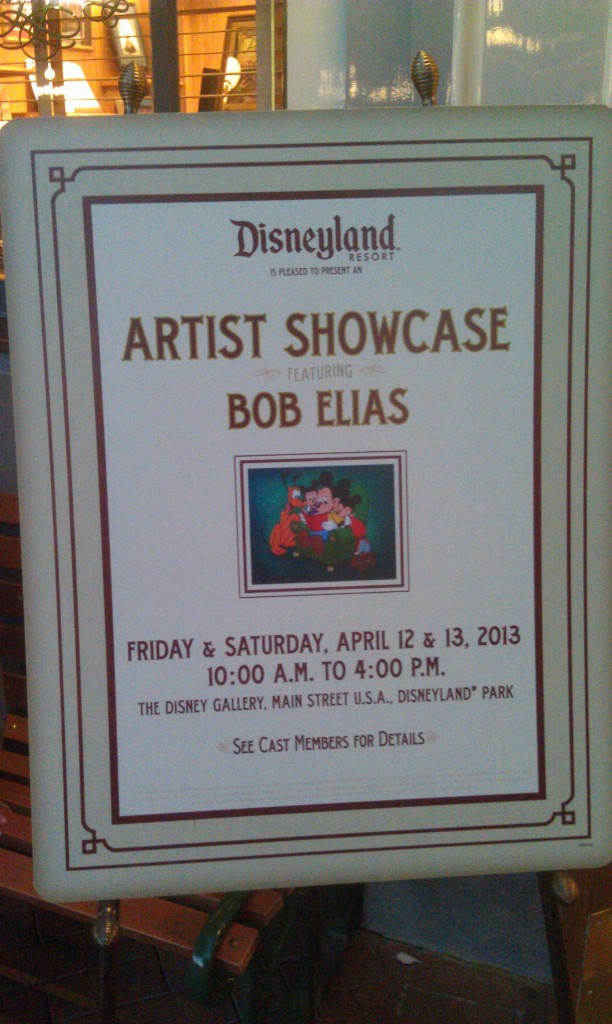 An arrist showcase in the Disney Gallery, no pics allowed so you have to visit to.see it.