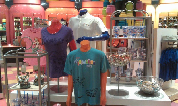 Art of Animation Merchandise in their giftshop.  I took the long way back to Pop Century.