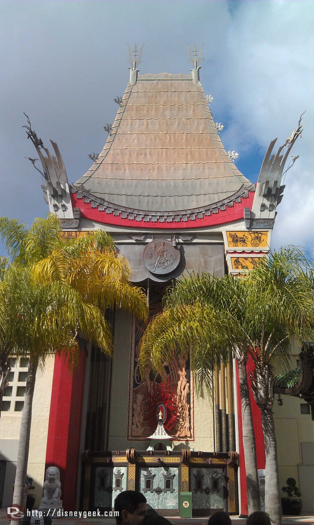 As we exited the Great Movie Ride the CMs out ftont said they are noe closed due to tech difficulties