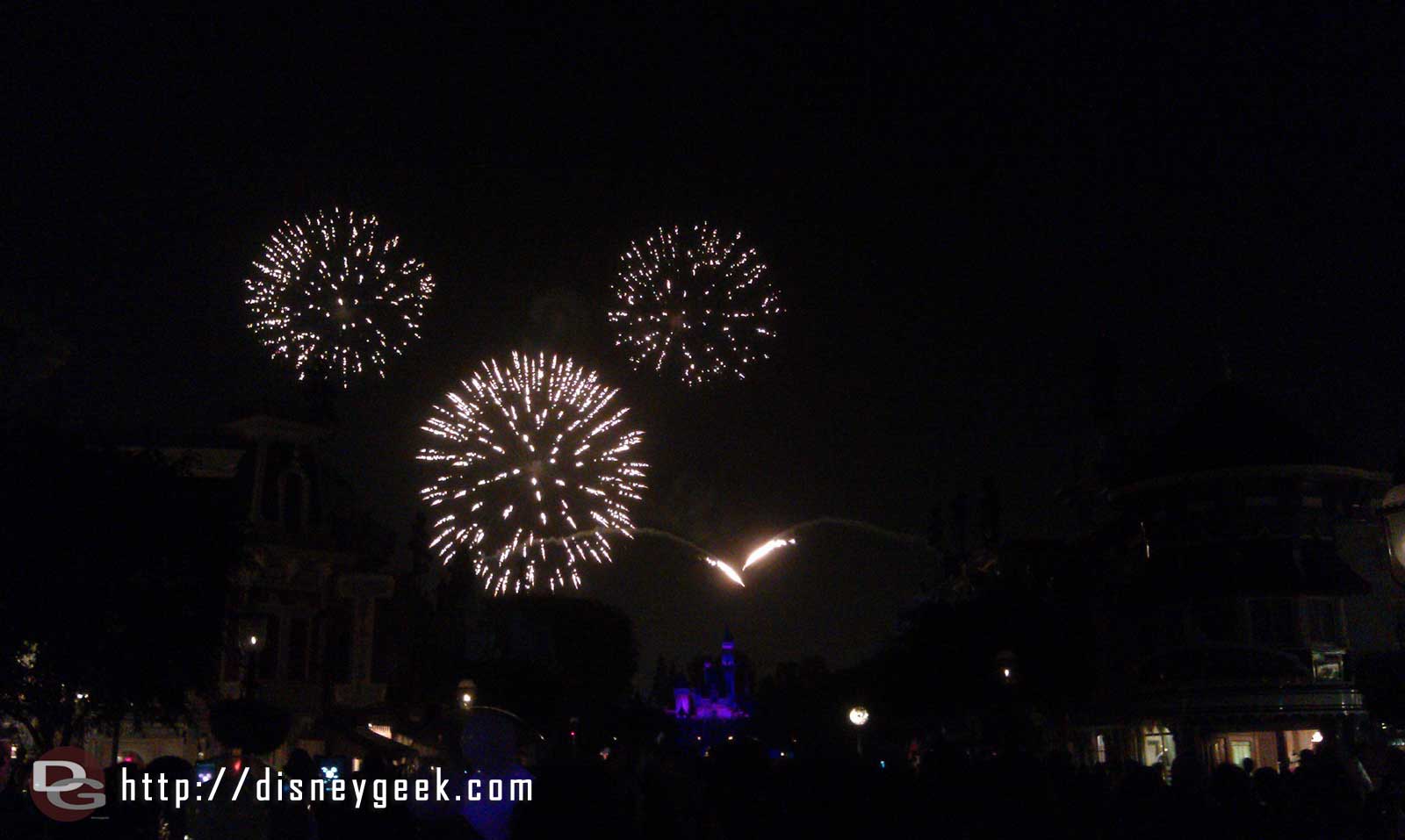 Closing out the evening with Remember Dreams Come True fireworks