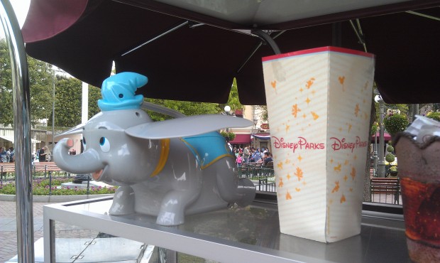 Dumbo popcorn buckets have arrived at #Disneyland ($12)