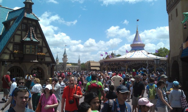 Fantasyland was crowded.. why early afternoon on a random Tuesday?
