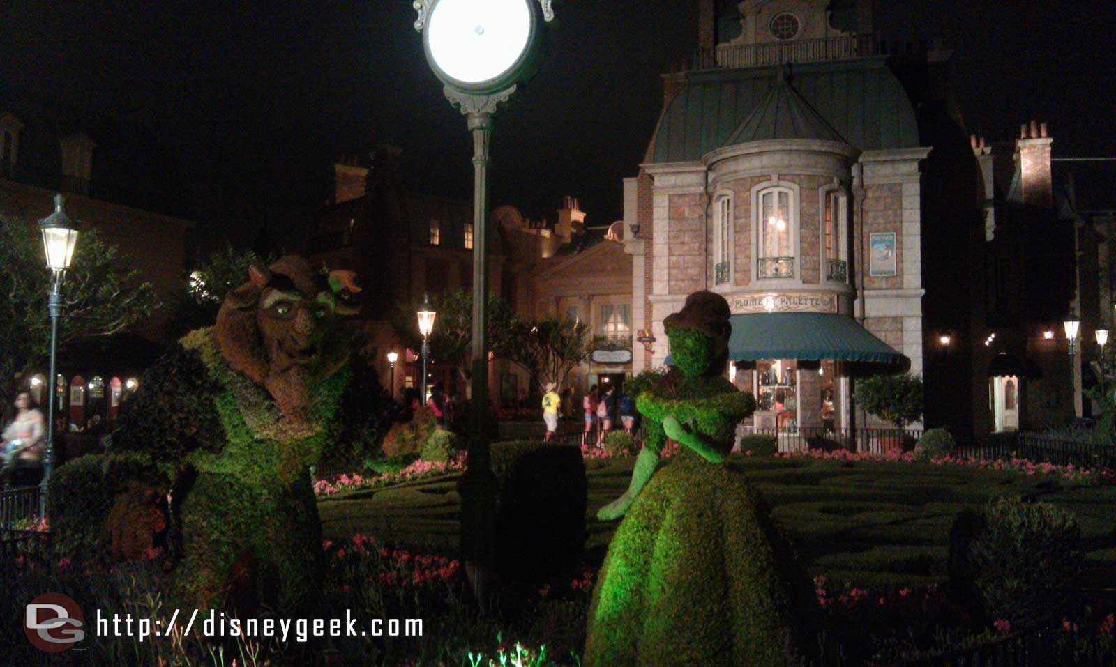 In case you did not get enough of the topiaries today Beauty and the Beast in France