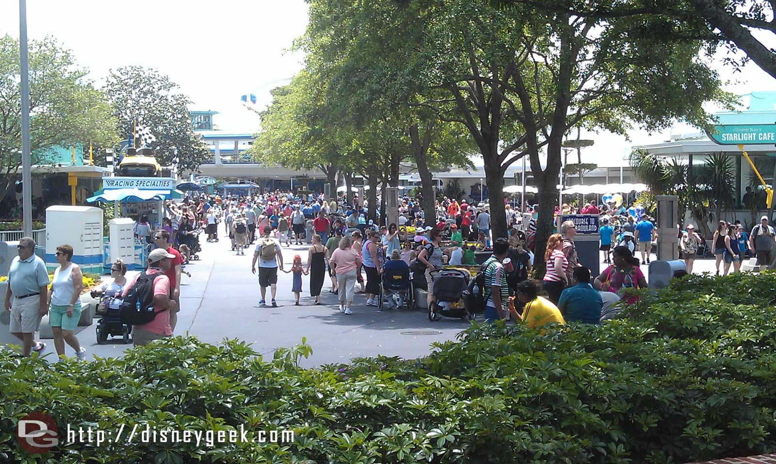 Lookingheading toward Tomorrowland