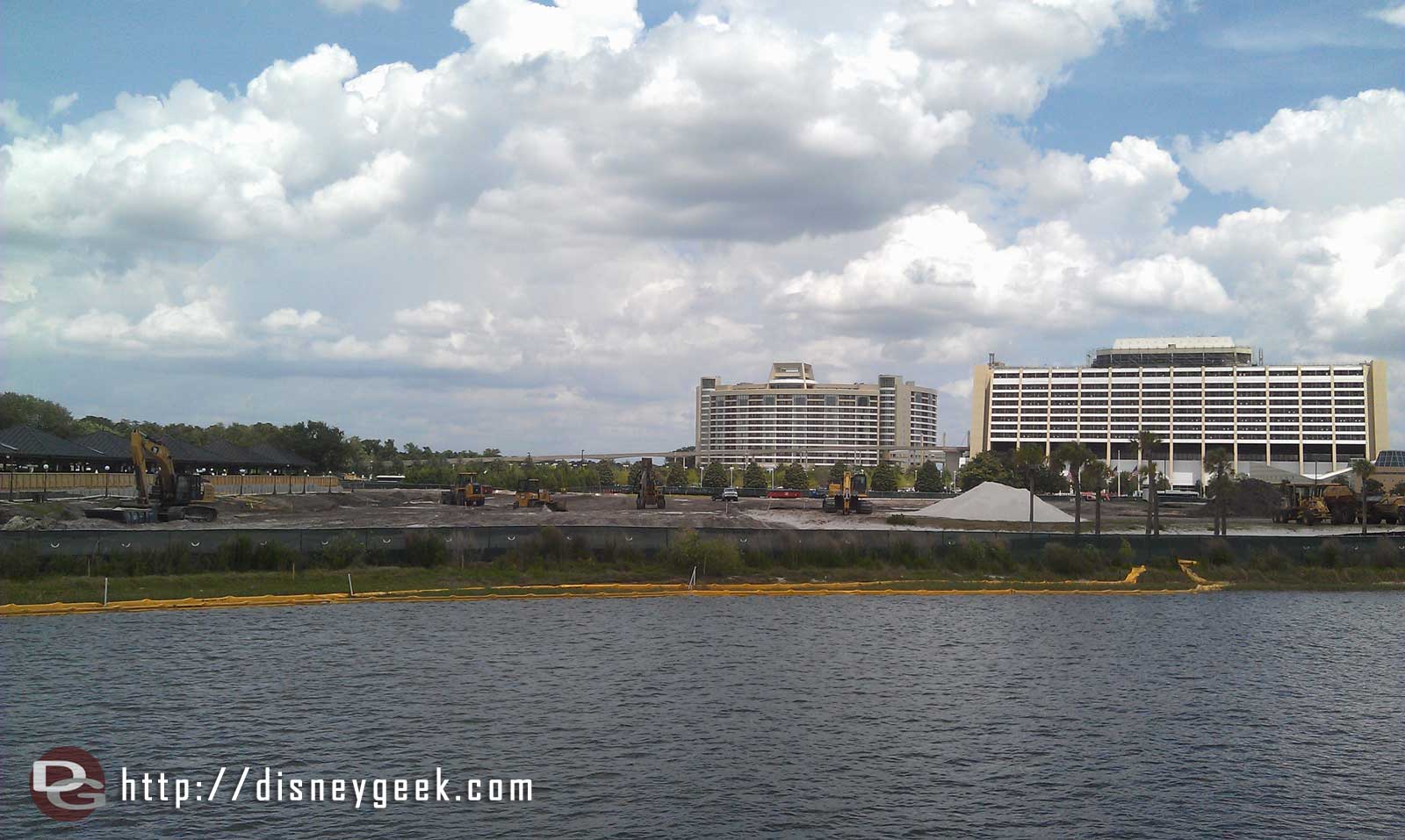 Magic Kingdom bus stop expansion project