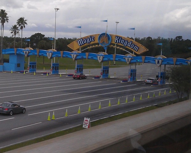Magic Kingdom toll plaza