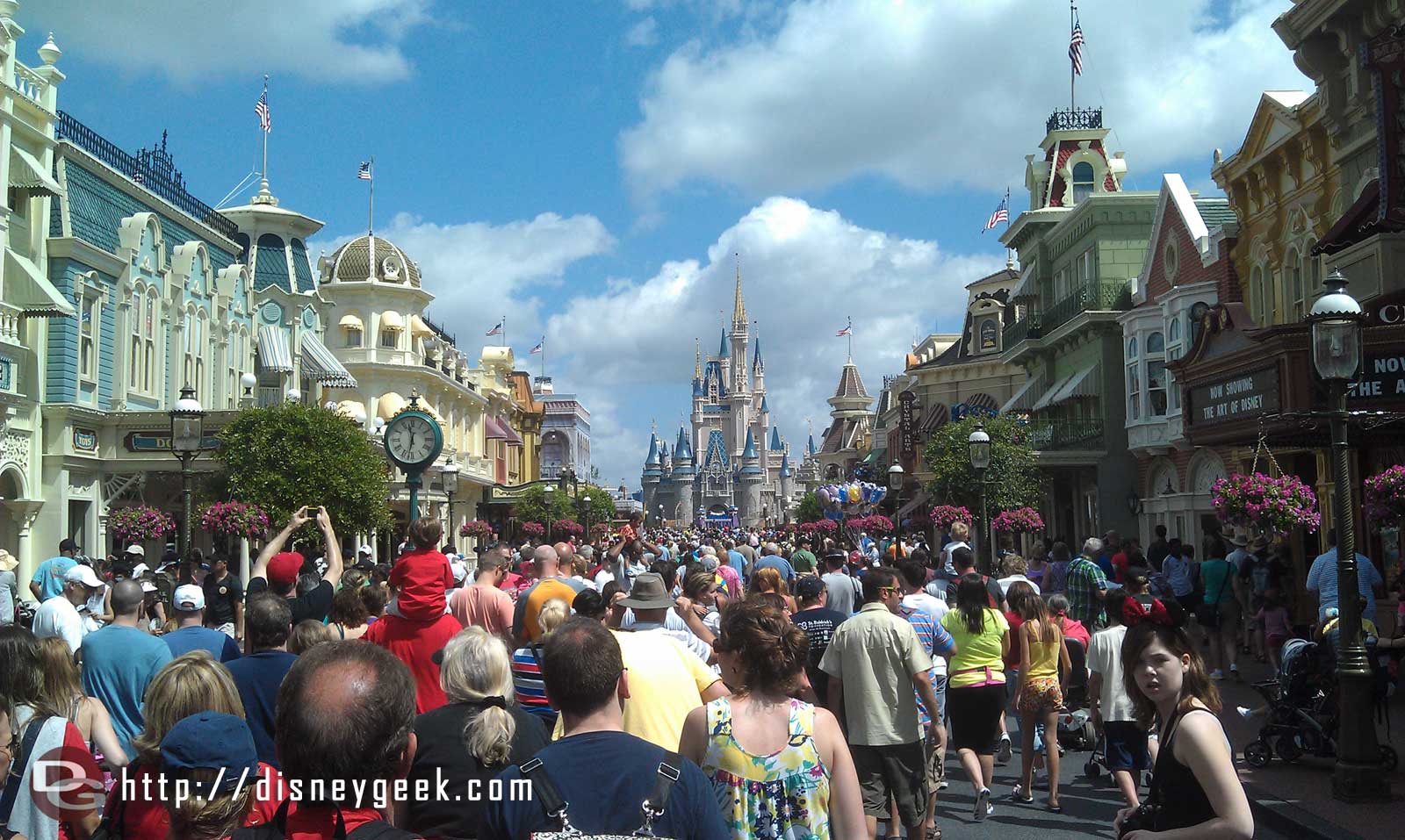 Main Street is busy this morning