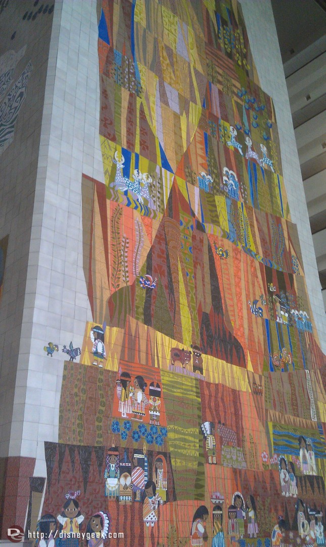Mary Blair art in the Grand Canyon Concourse at the Contemporary