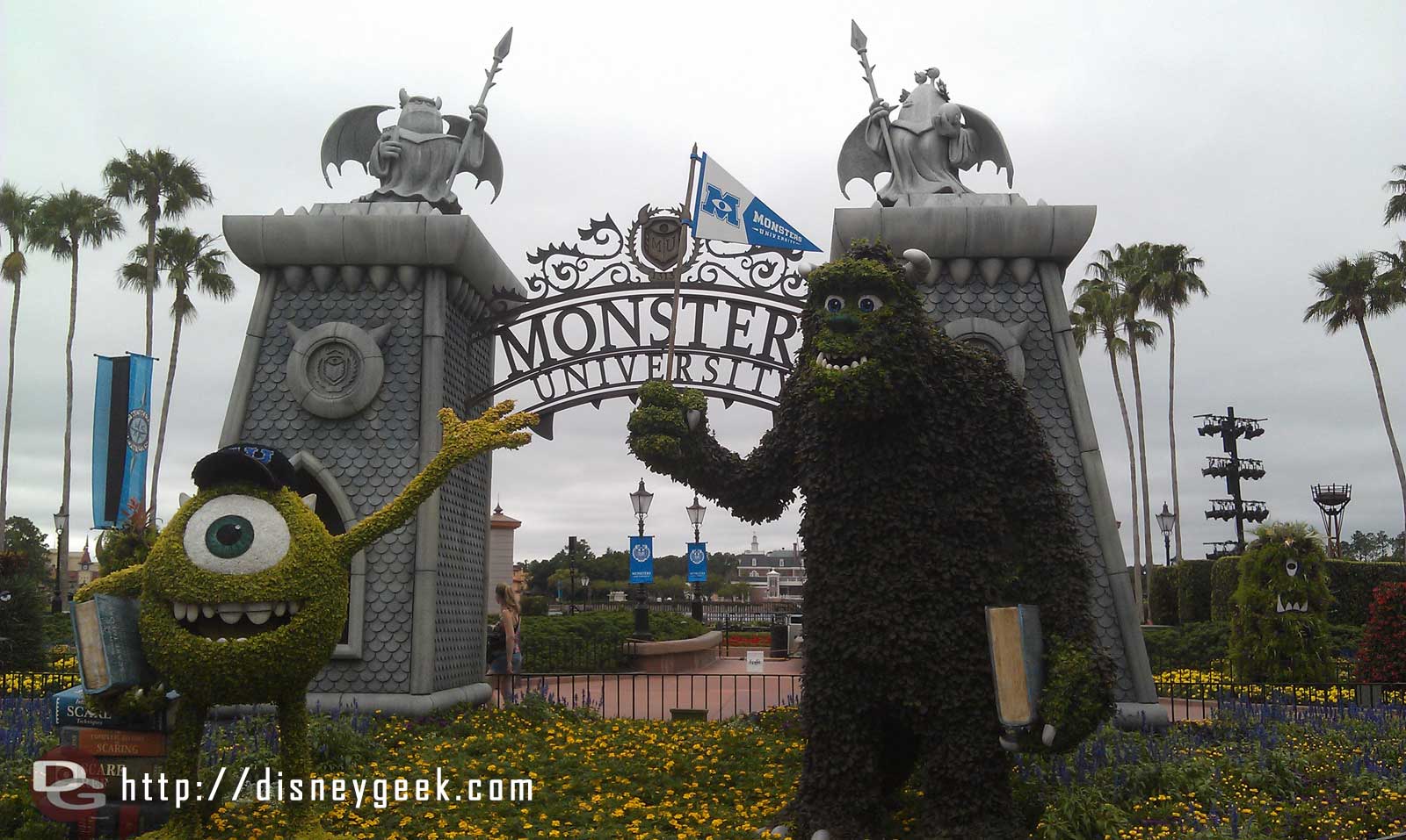Monsters University topiaries1