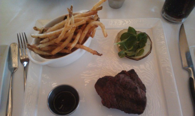 My meal at Yachtsman Steakhouse this evening