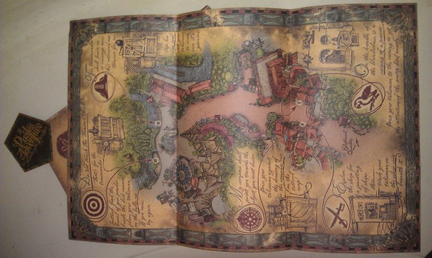Pirates Adventure  Treasures of the Seven Seas map