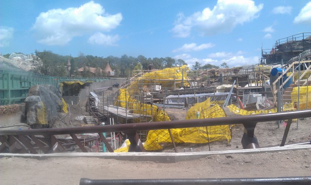 Seven Dwarfs Mine Coaster is moving along, opening in 2014