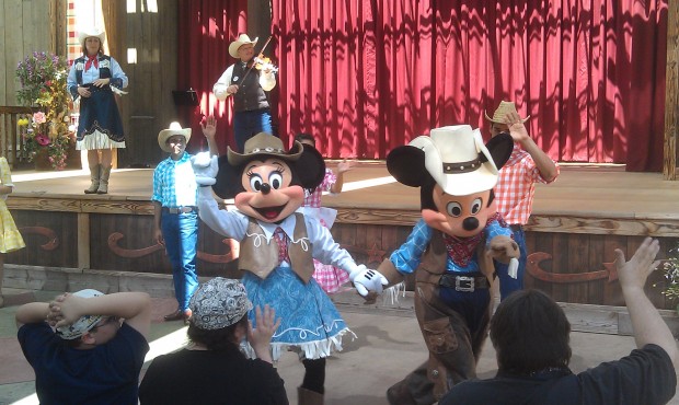 Stopped by the Big Thunder Ranch Jamboree.  The cowboy round up was going on.