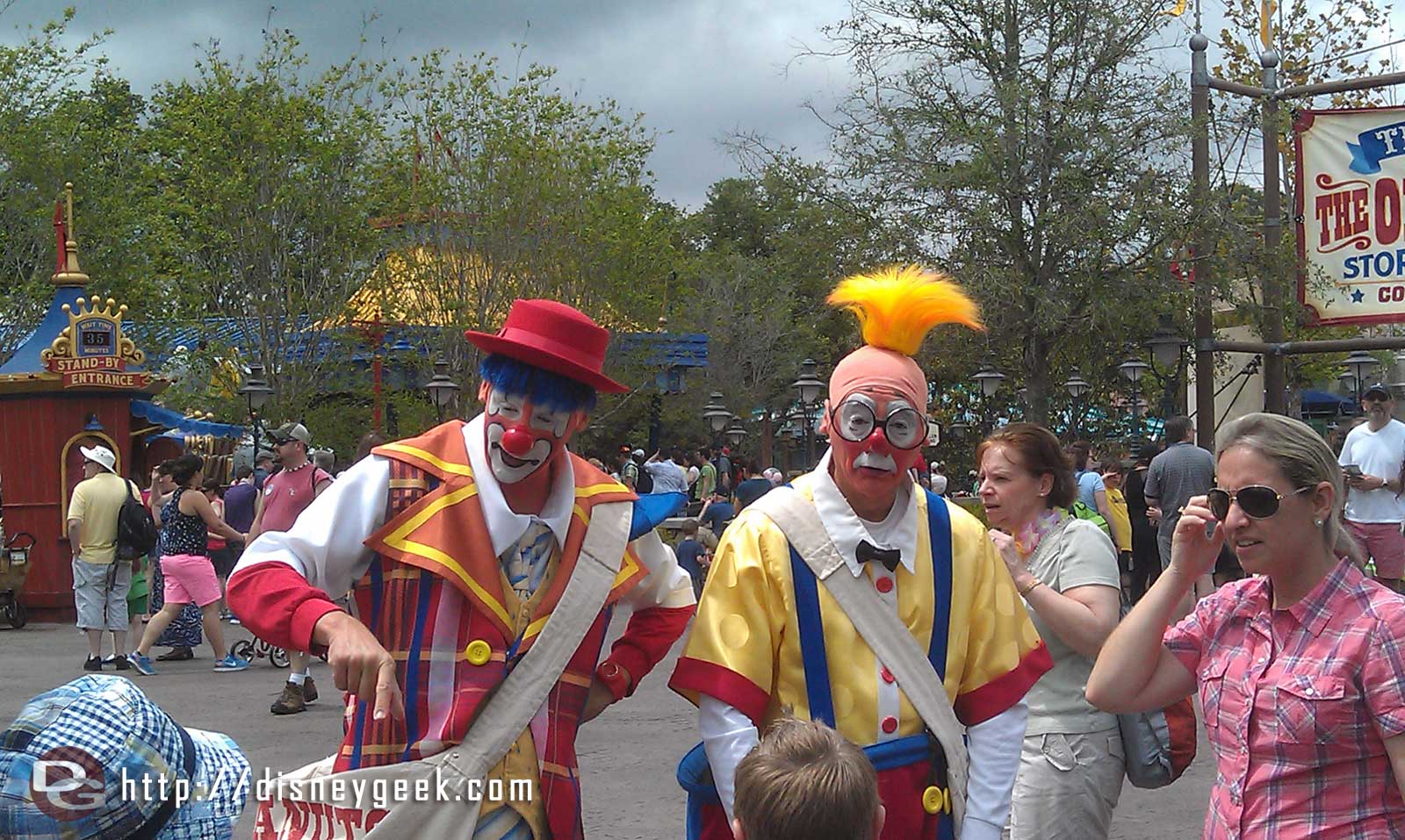 The Giggle Gang out roaming the Storybook Circus