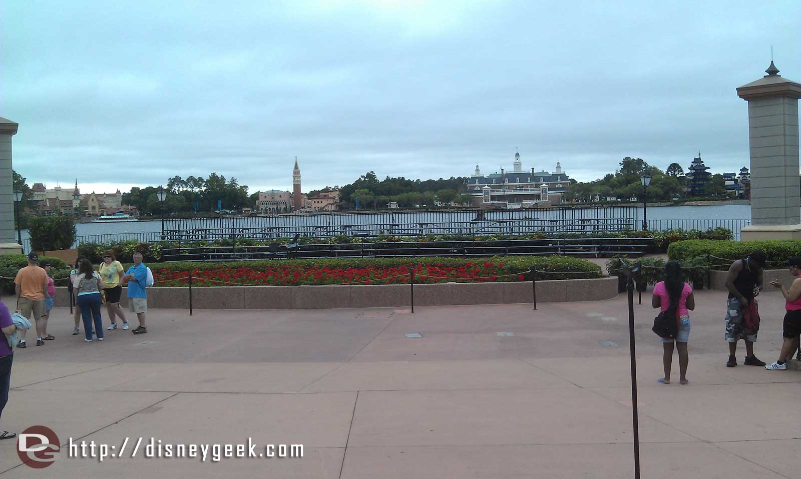 This morning at 11am there will be chiors performing at the entrance to World Showcase