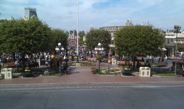 Town Square from the Main Street Train Station