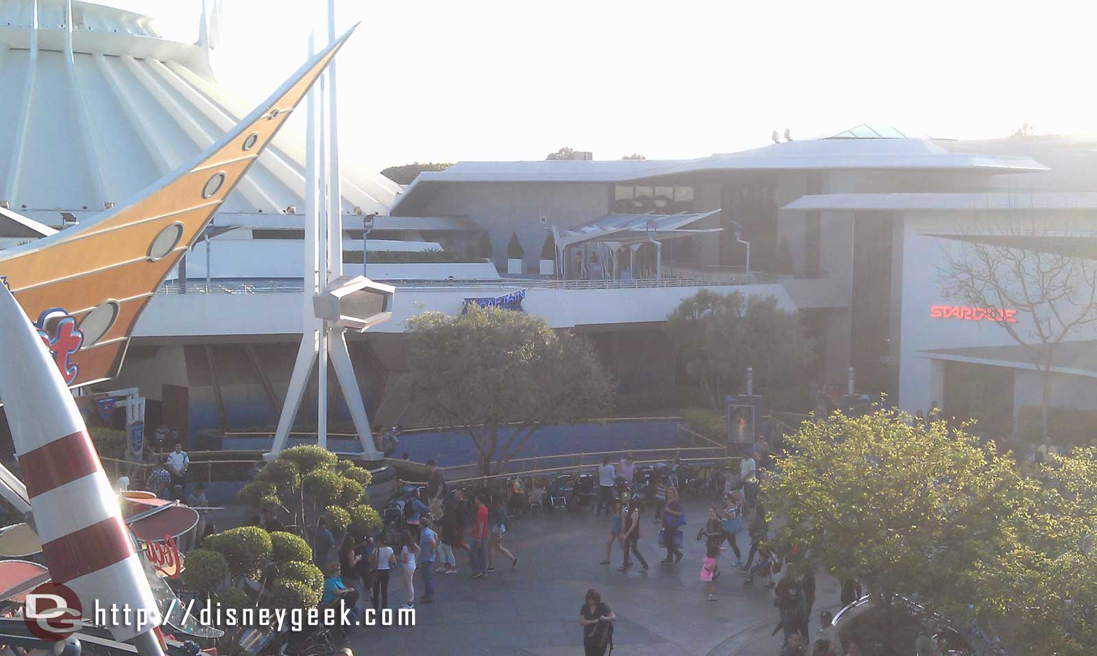 When was the last Space Mountain had a shorter wait 25 than Innoventions