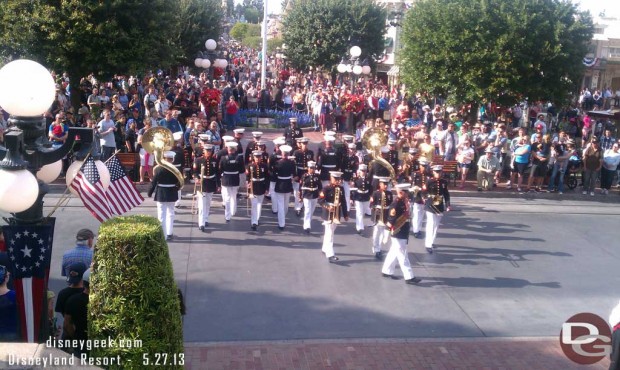 Disneyland Flag Retreat Ceremony