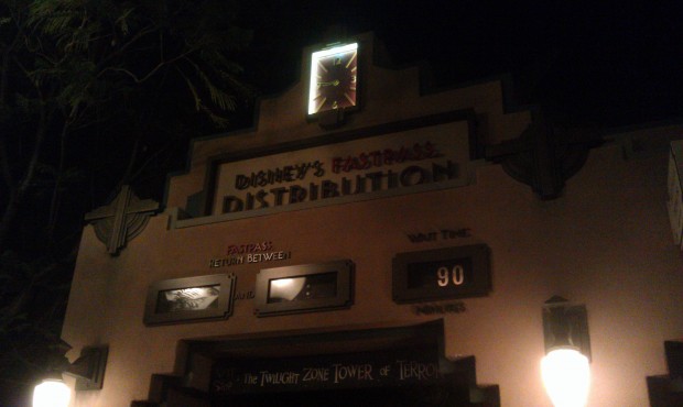 90 min wait for Tower of Terror. GradNite