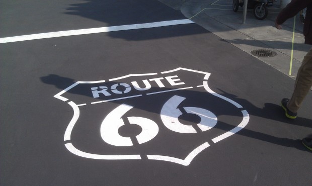 I heard that Route 66 was restripped again last week.  Nothing too drastic jumps out to me.