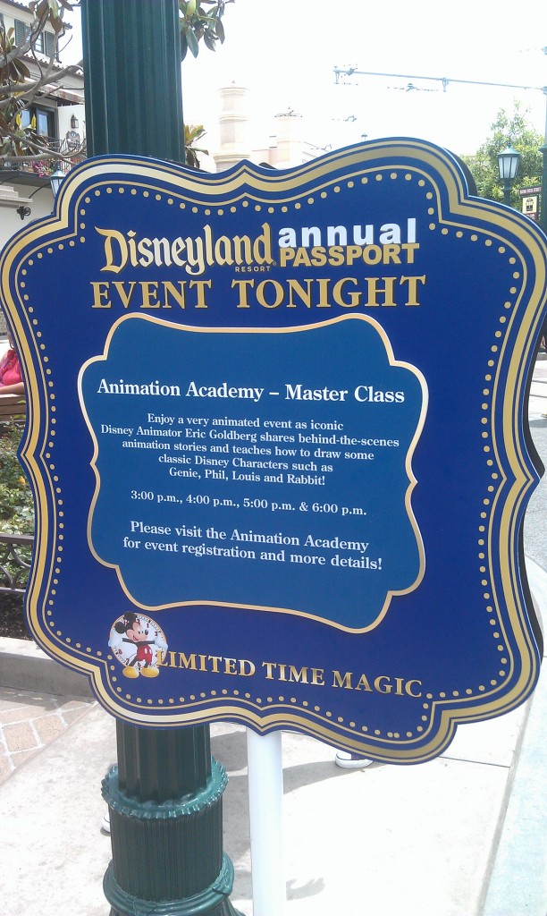 Just arrived at the #Disneyland Resort.  As you enter DCA signs up for todays AP #LimitedTimeMagic event