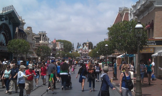 Main Street USA this afternoon