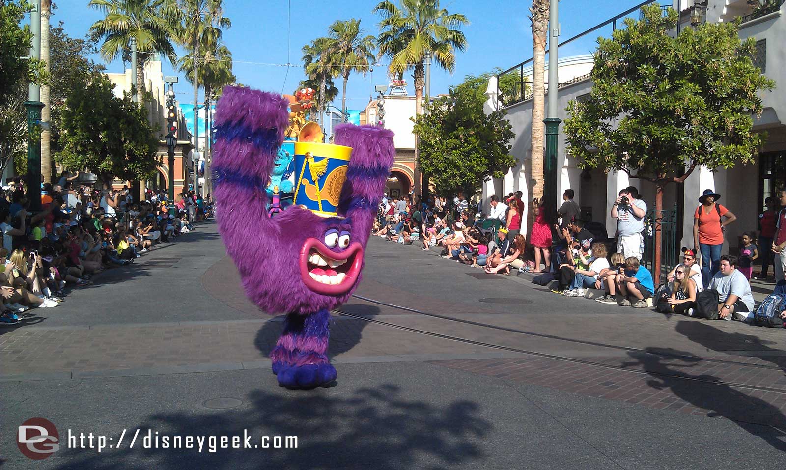 More of the Monsters University group in the Pixar Play Parade JustGotHappier