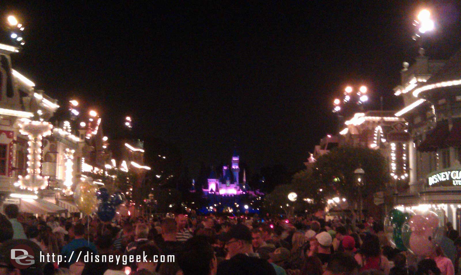 On Main Street waiting for Magical