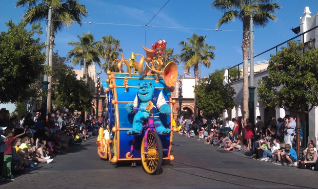 Sulley in the Pixar Play Parade