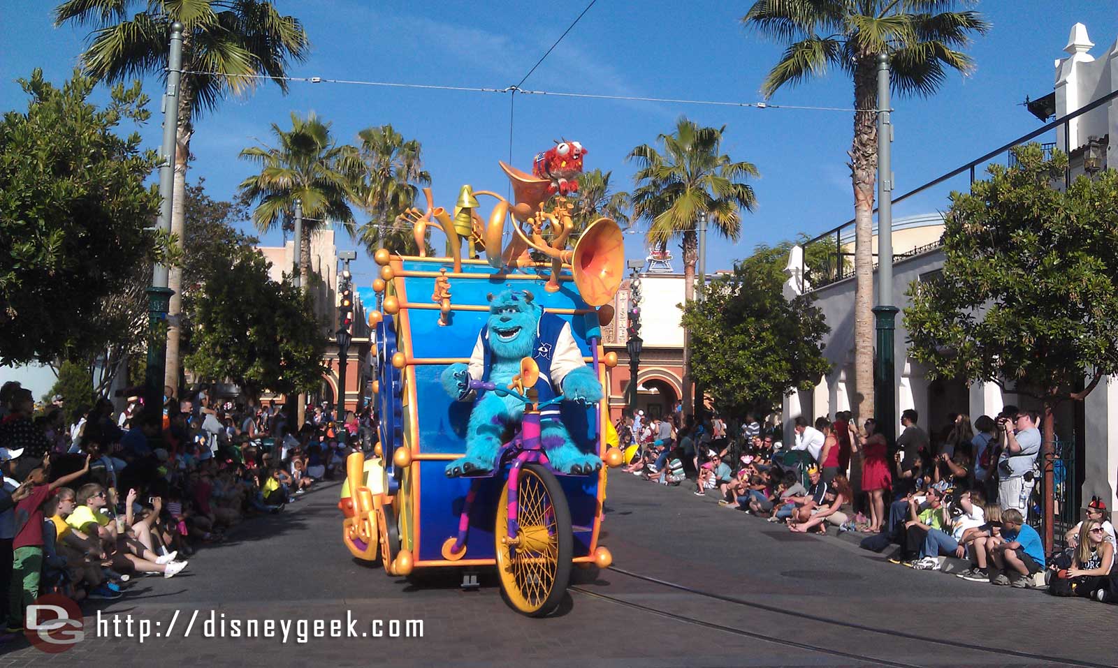Sulley in the Pixar Play Parade
