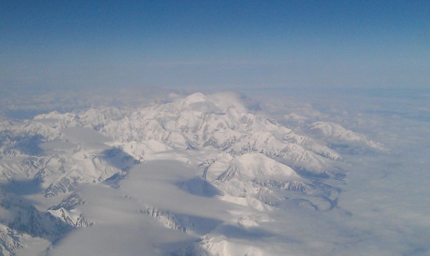 Mt McKinley from the plane  #Alaska